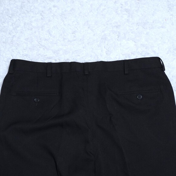 Kenneth Cole Reaction Black Men's Straight Leg Dress Pants Size 40 x 32 - Picture 4 of 6